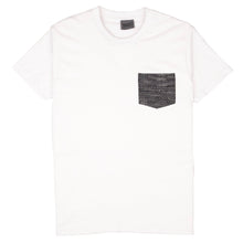 Load image into Gallery viewer, Naked & Famous Slub Sashiko Denim Contrast Pocket Tee