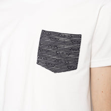 Load image into Gallery viewer, Naked & Famous Slub Sashiko Denim Contrast Pocket Tee