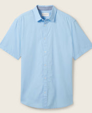 Load image into Gallery viewer, Tom Tailor Poplin Ss Shirt | Washed Out Middle Blue