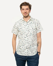 Load image into Gallery viewer, 18 WAITS | SS Dylan Shirt | Teal Terrazzo
