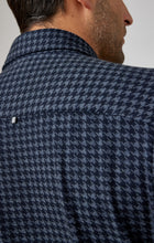 Load image into Gallery viewer, Stone Rose Ls Knit | Grey Houndstooth Check
