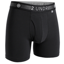 Load image into Gallery viewer, 2 UNDR Flow Shift Perforation Boxer Brief | Black