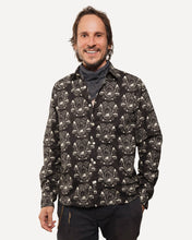 Load image into Gallery viewer, 18 Waits LS Dylan Shirt | Night Skulls
