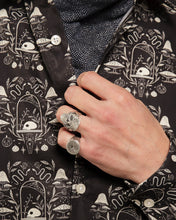 Load image into Gallery viewer, 18 Waits LS Dylan Shirt | Night Skulls