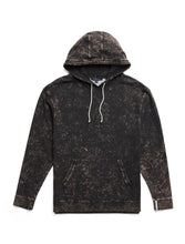 Load image into Gallery viewer, Stone Rose Fleece Acid Wash Jersey Hoodie