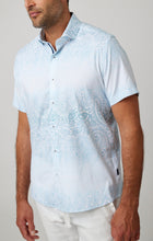 Load image into Gallery viewer, Stone Rose Ss Shirt (Blue Galactic Paisley)