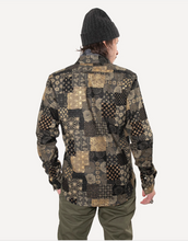Load image into Gallery viewer, 18 Waits | LS Dylan Shirt| Olive Patchwork