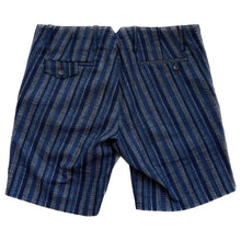 Load image into Gallery viewer, 18 Waits Slim Shorts | Faded Indigo Wide Stripe