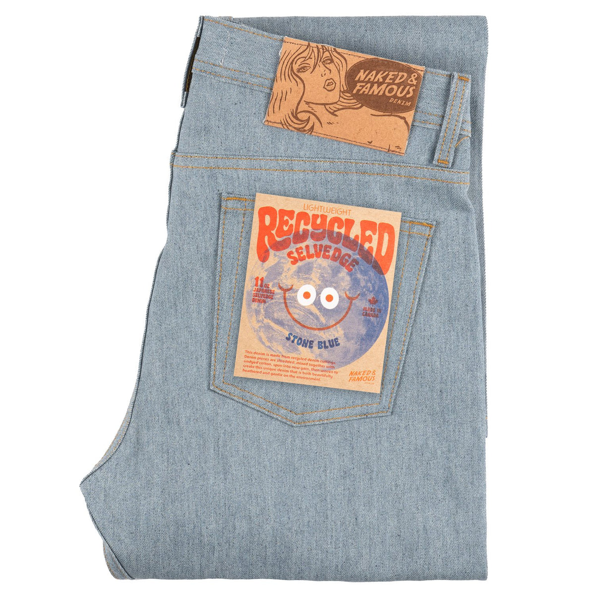 Naked & Famous WeirdGuy Lightweight Recycled Selvedge Denim