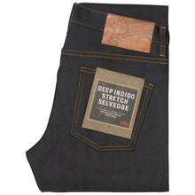 Load image into Gallery viewer, Naked &amp; Famous SuperSkinnyGuy Deep Indigo Stretch Selvedge Denim