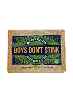 Walton Wood Farms | Boys Don’t Stink Soap