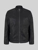 Tom Tailor |Faux Velour Touch Leather Jacket | Java Dark Brown