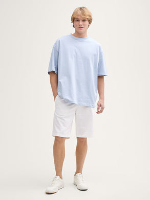 Tom Tailor | Relaxed Linen Chino Shorts | White