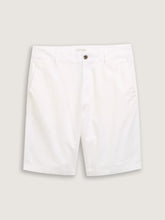 Load image into Gallery viewer, Tom Tailor | Relaxed Linen Chino Shorts | White