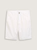 Tom Tailor | Relaxed Linen Chino Shorts | White