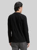 Tom Tailor | Slim fit long sleeve shirt with logo | Jet Black