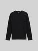 Tom Tailor | Slim fit long sleeve shirt with logo | Jet Black