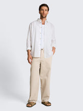Load image into Gallery viewer, Tom Tailor | Regular fit shirt with linen blend | Cashew beige chambray