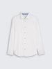 Tom Tailor | Regular fit shirt with linen blend | Cashew beige chambray
