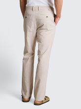 Load image into Gallery viewer, Tom Tailor | REGULAR chino trousers with linen blend | White