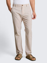 Load image into Gallery viewer, Tom Tailor | REGULAR chino trousers with linen blend | White