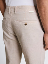 Load image into Gallery viewer, Tom Tailor | REGULAR chino trousers with linen blend | White