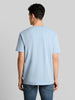 Tom Tailor |T-shirt with Waffle Texture | Sky Captain Blue