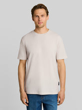 Load image into Gallery viewer, Tom Tailor |T-shirt with Waffle Texture | Clouds Grey
