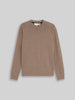 Tom Tailor |Knitted jumper with silk blend |Driftwood taupe