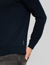 Load image into Gallery viewer, Tom Tailor | Knitted jumper |silk blend sky captain blue