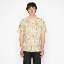 Load image into Gallery viewer, Naked &amp; Famous | Aloha Shirt | Flowers Painting | Natural