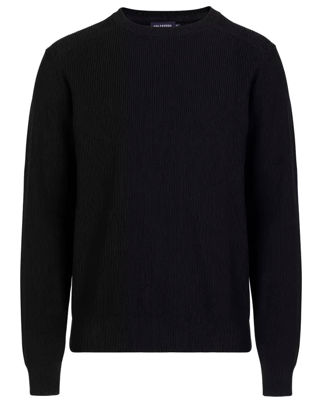 Holebrook Sweden Tony Knit Crew | Black