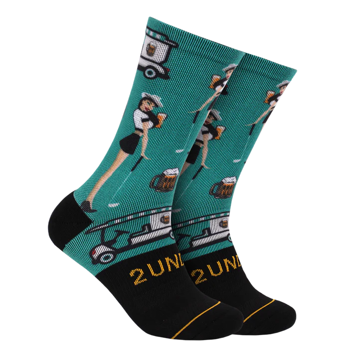 2 UNDR | FLEX CREW SOCK | CART GIRL