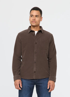 DU/ER NoSweat Moleskin Ls Shirt | Mocha