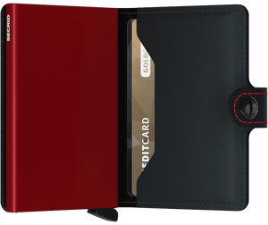 SECRID Miniwallet | MM-BLACK-RED