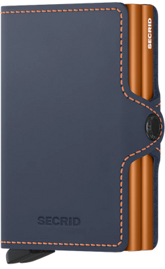 SECRID Twinwallet | TM-NIGHTBLUE-ORANGE