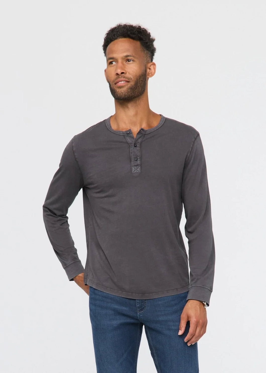 DU/ER PurePima Vintage Ls Henley