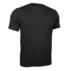 2 UNDR | LUXURY CREW TEE | BLACK