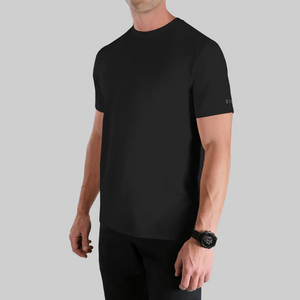 2 UNDR | LUXURY CREW TEE | BLACK
