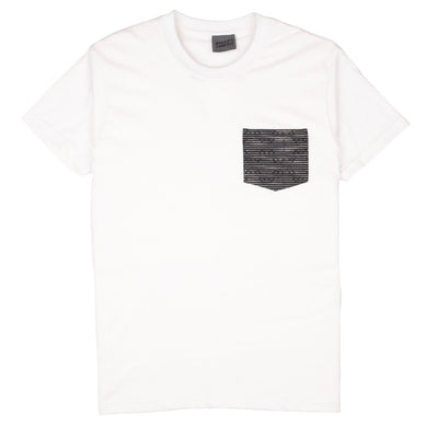 Naked & Famous Slub Sashiko Denim Contrast Pocket Tee