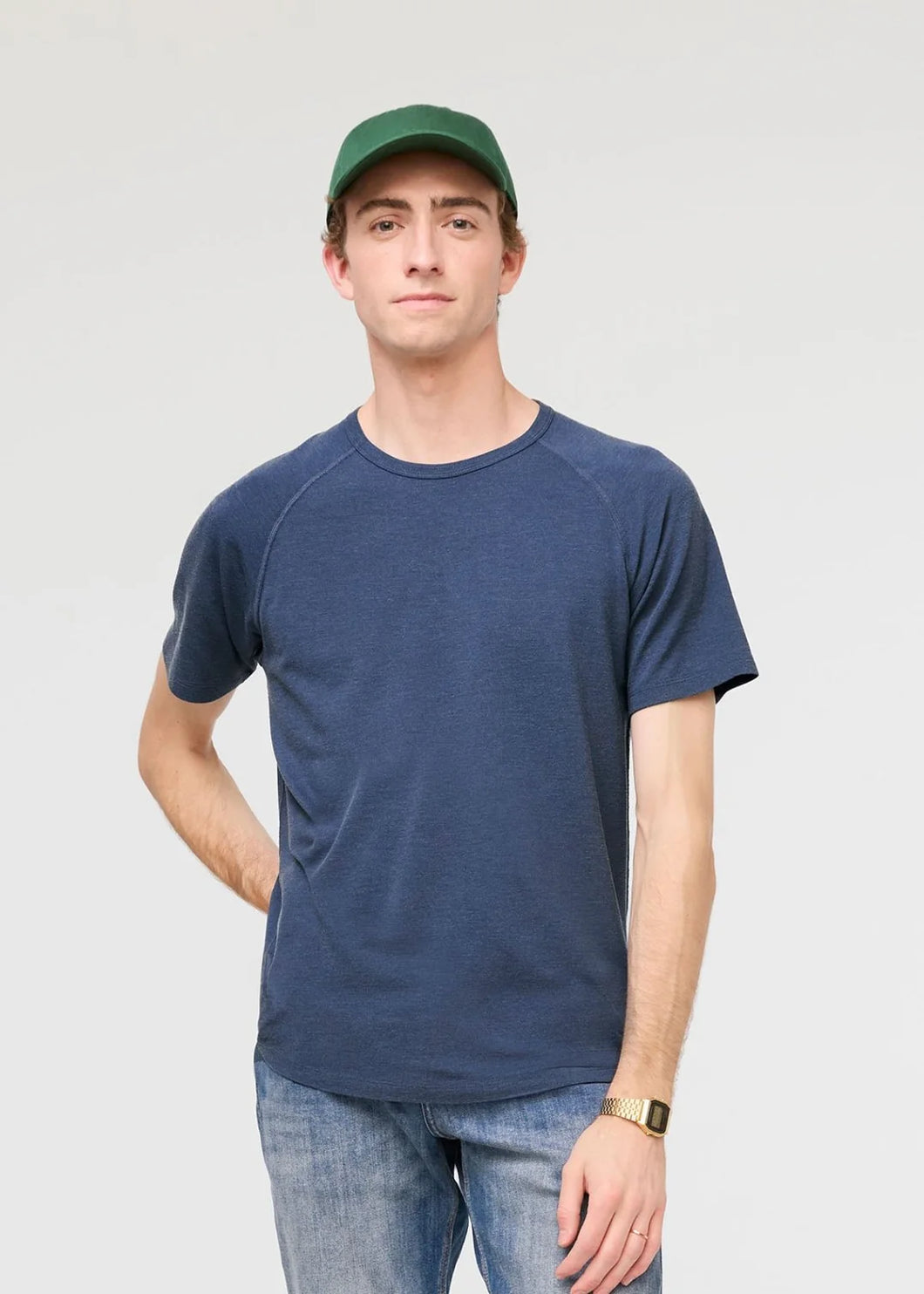 DU/ER AirFlow Pique Performance Tee | Sail