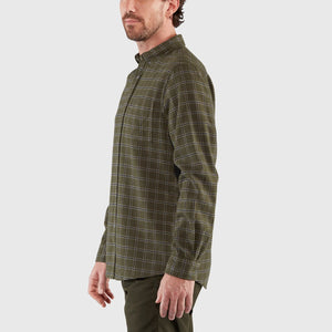 FjällRäven Övik Flannel Shirt | Dark Navy-Chalk White