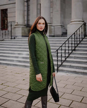 Load image into Gallery viewer, MERNINI | THE LONG LINER | CHIVE GREEN