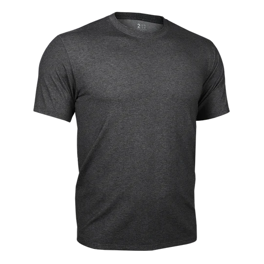 2 UNDR | LUXURY CREW TEE | CHARCOAL