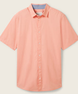 Tom Tailor Poplin Ss Shirt | Sunny Yellow