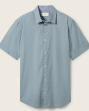 Load image into Gallery viewer, Tom Tailor Poplin Ss Shirt | Grey Mint