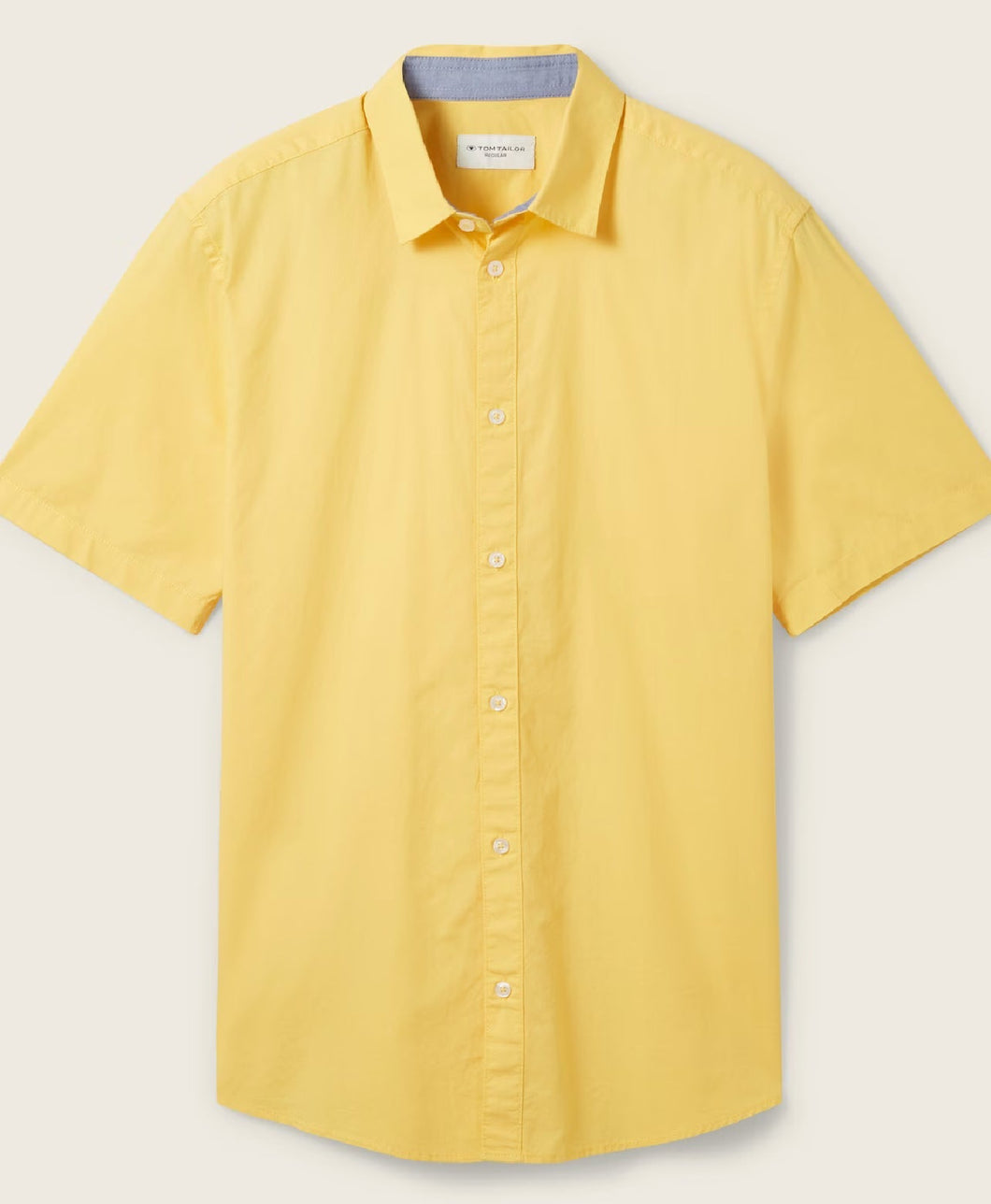 Tom Tailor Poplin Ss Shirt | Tender Sea Green