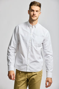 Easy Mondays Poplin Ls Shirt | White