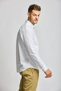 Easy Mondays Poplin Ls Shirt | White