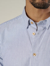 Load image into Gallery viewer, MOS MOSH Gallery. Marco Oxford Stripe Shirt